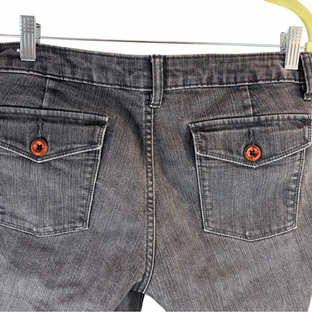 Banana Republic Gray Trouser Jeans 10S Wide Leg - Picture 6 of 6